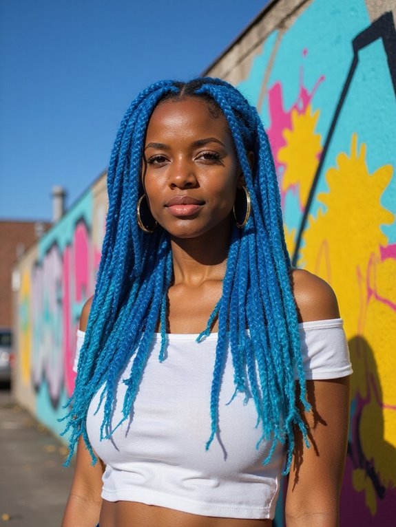 vivid electric blue maintenance