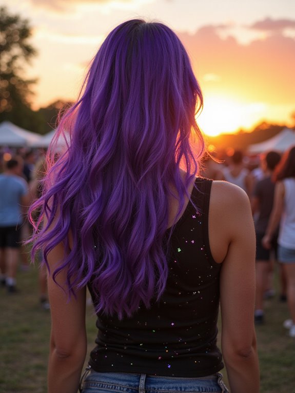 vibrant electric purple maintenance