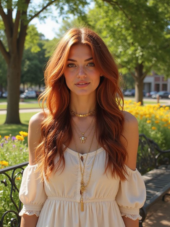 vibrant fiery auburn care