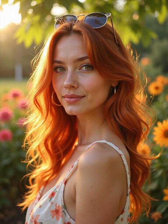 vibrant fiery copper care