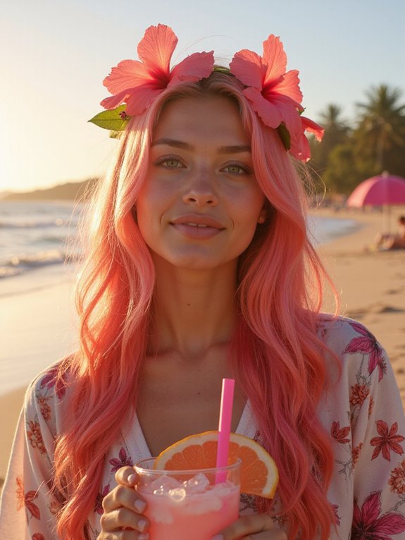 vibrant flamingo pink maintenance