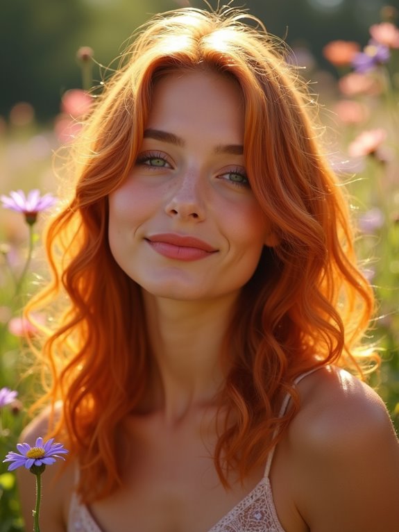 vibrant ginger summer style