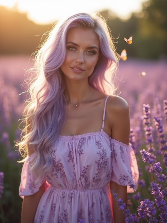 vibrant lavender hair maintenance