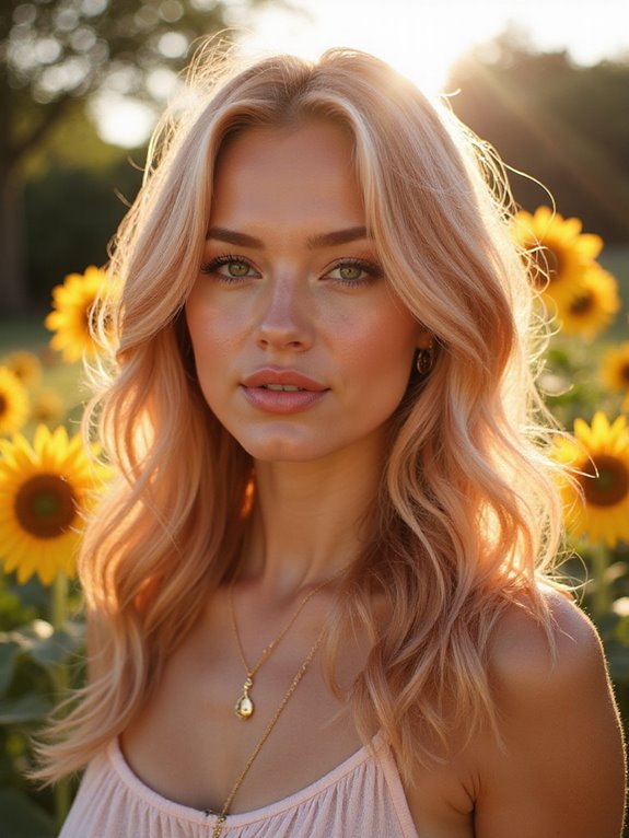 vibrant pastel copper hair