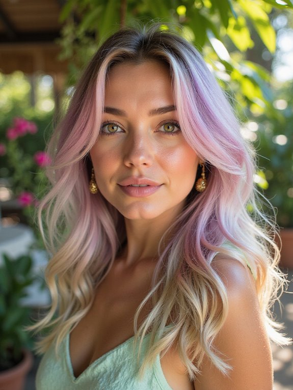 vibrant pastel hair care