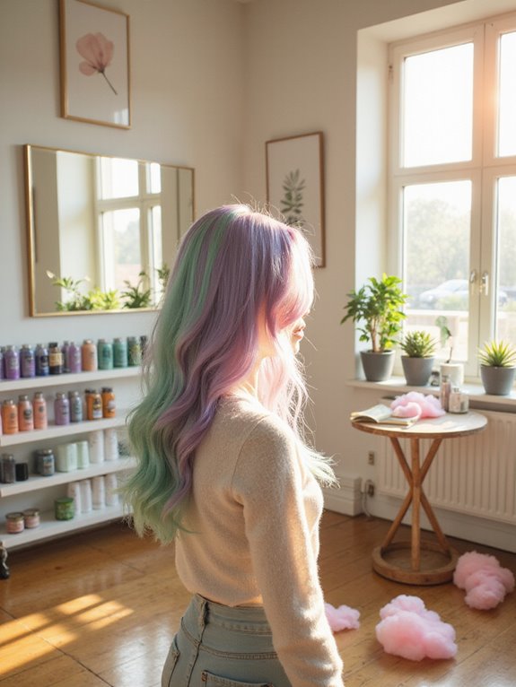 bold pastel hair colors