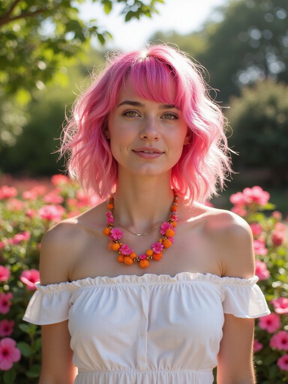 vibrant pink hair maintenance
