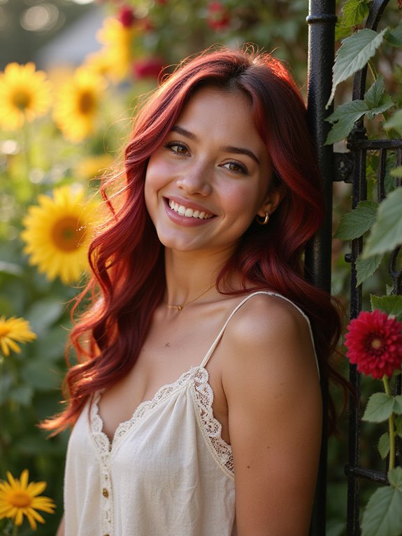 vibrant raspberry red transformation