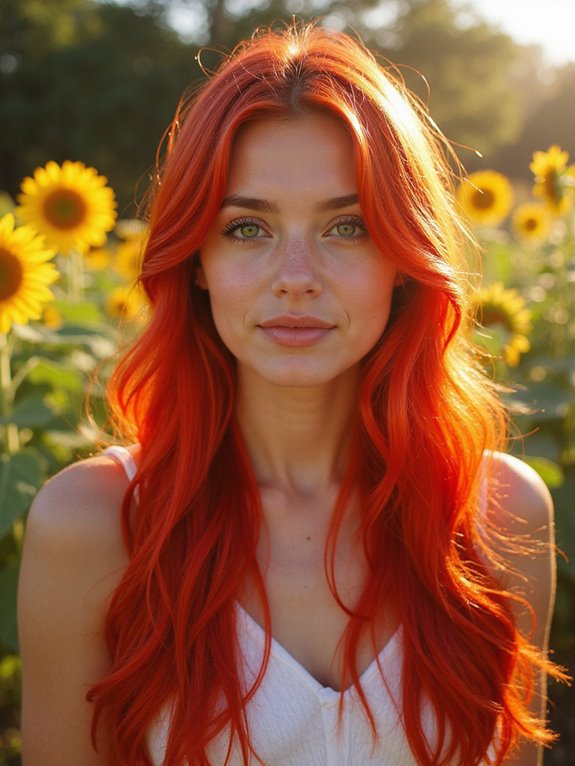 vibrant red hair maintenance