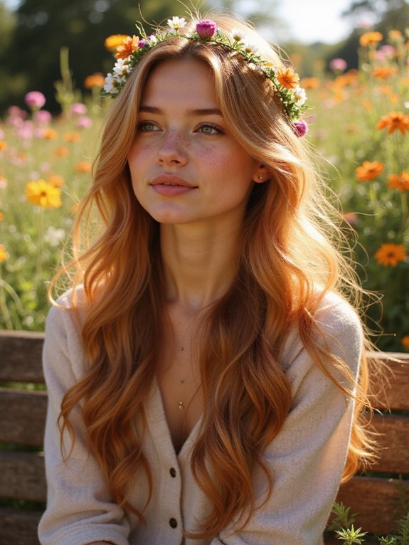 vibrant rich strawberry blonde