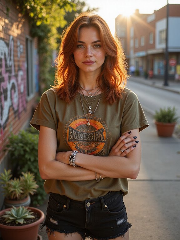 vibrant rusty copper hair