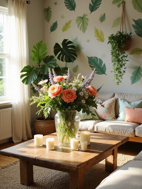 vibrant summer floral arrangements