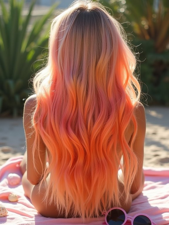 vibrant summer hair colors