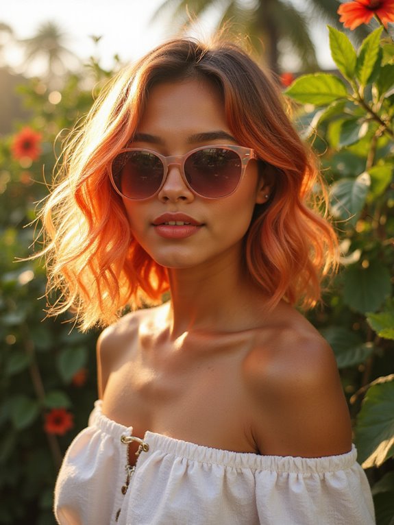 vibrant summer hair colors