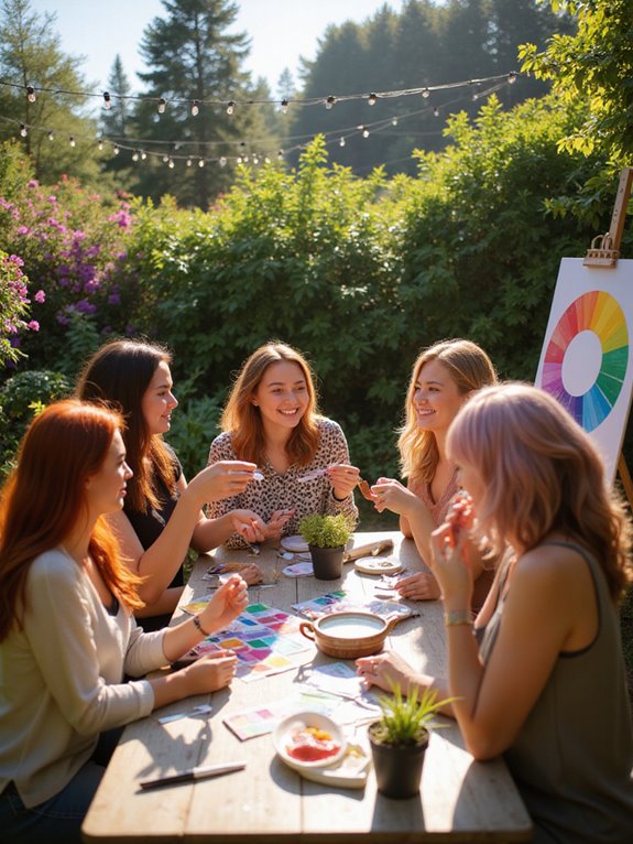 vibrant summer hair shades