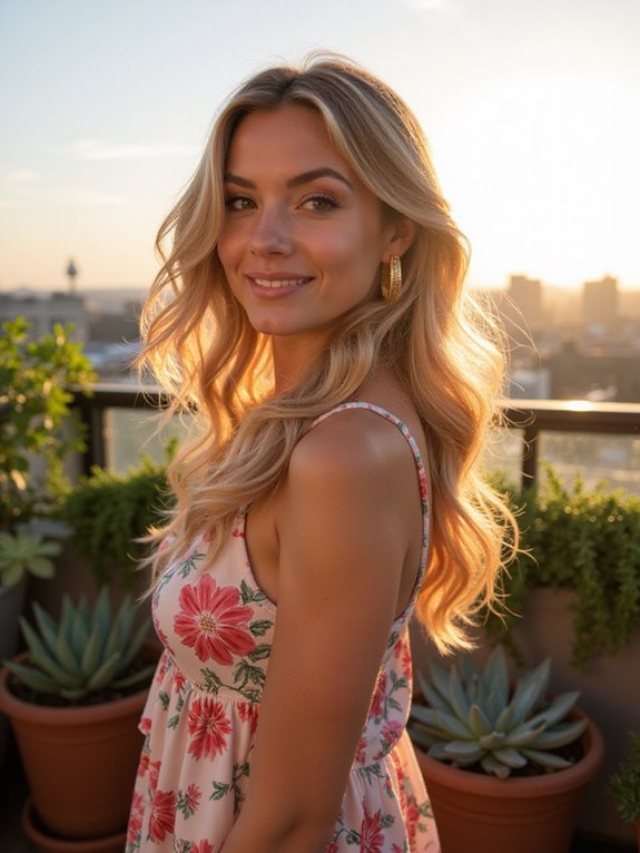vibrant summer hair highlights