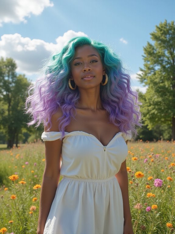 vibrant summer hair shades