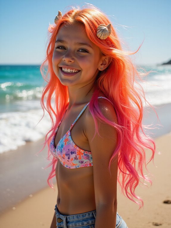 vibrant summer hair transformation