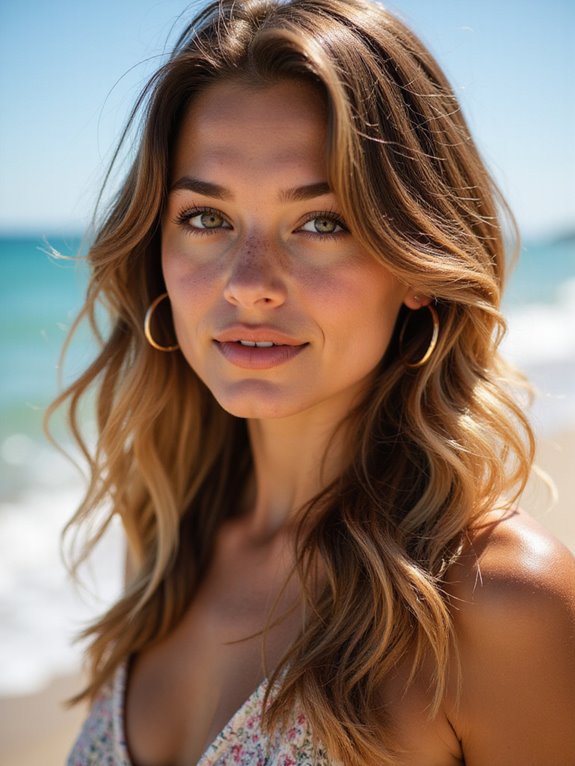 vibrant summer strawberry blonde