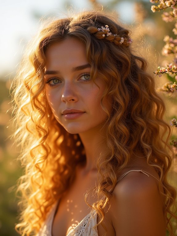 vibrant sun kissed curls maintenance