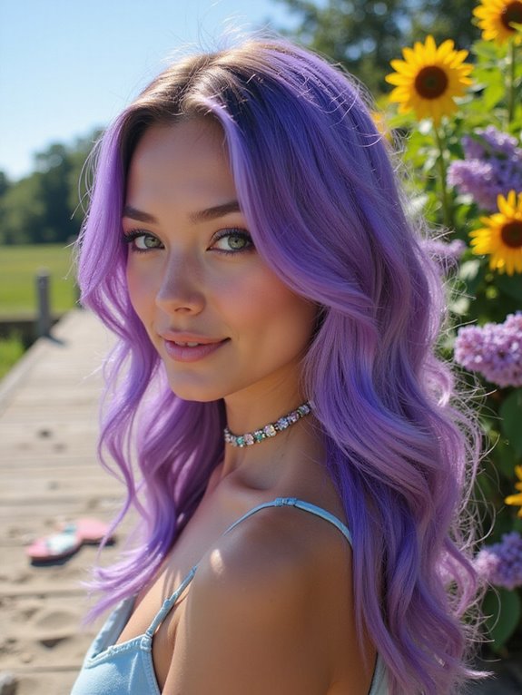 vibrant violet hair care