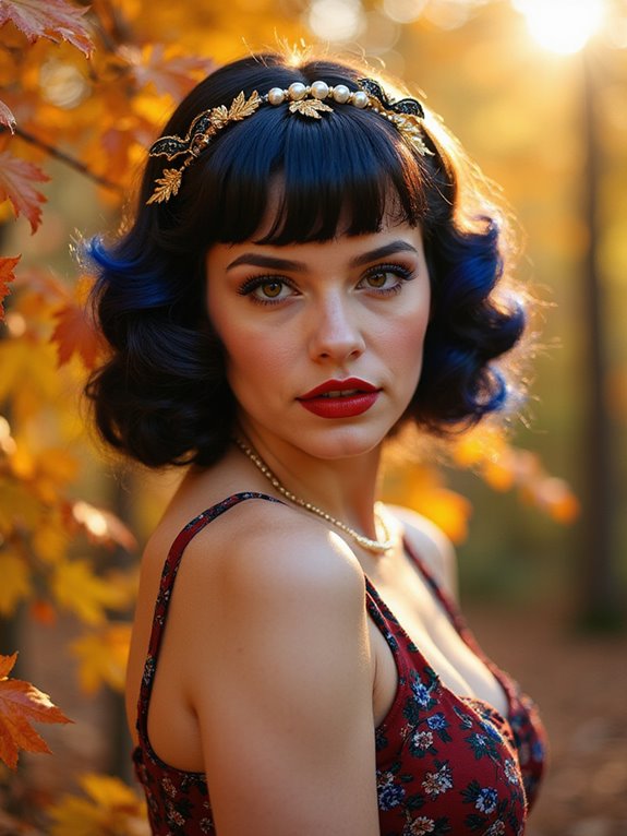 retro hairstyle with elegance