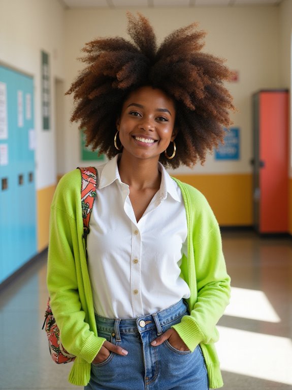 voluminous afro styling tips