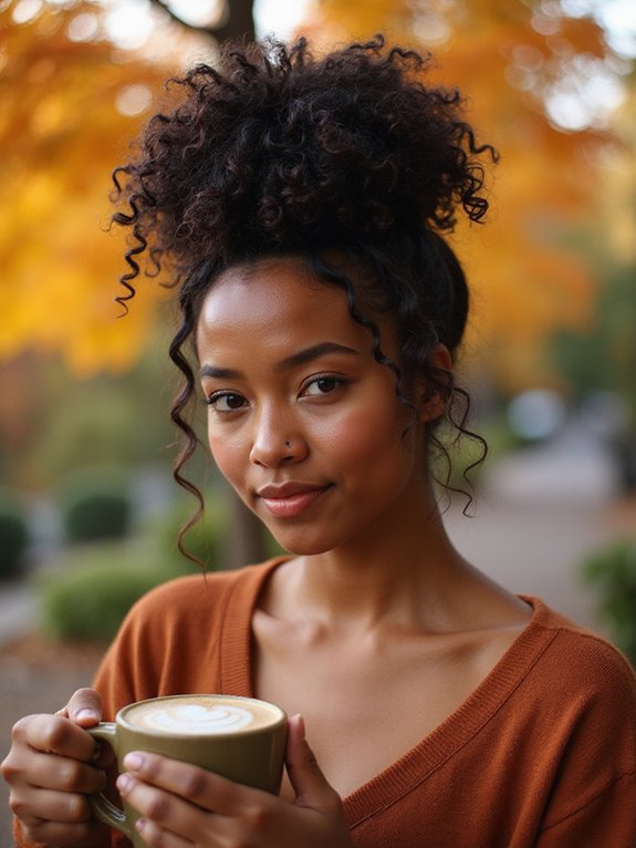 voluminous curly updo tutorial