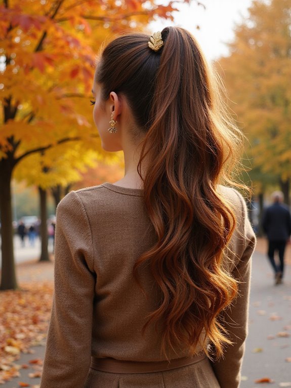 voluminous ponytail styling tips