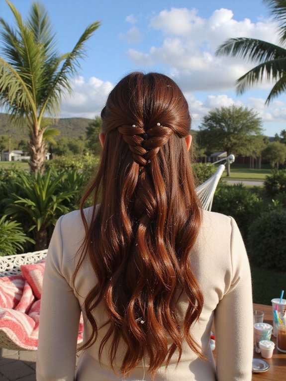 warm and cozy hairstyle