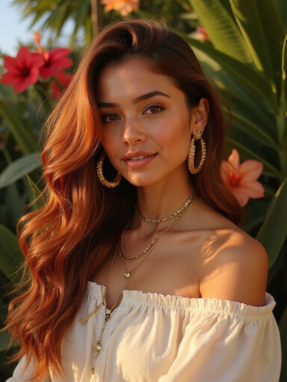 warm auburn hair transformation