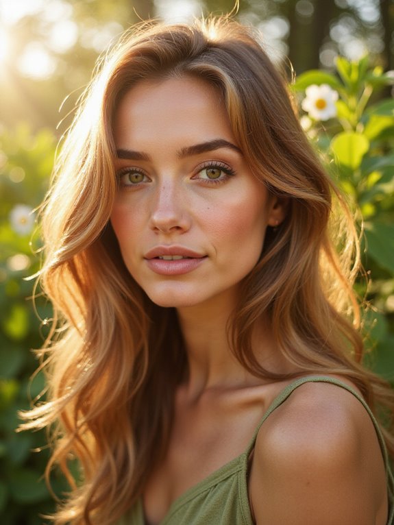 warm caramel hair color