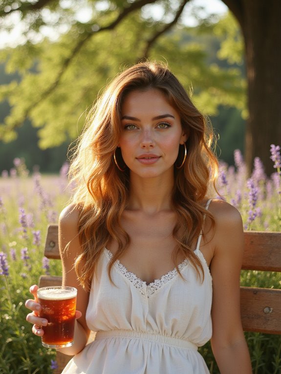 warm caramel hair highlights