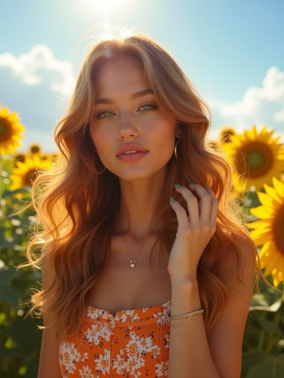 warm chestnut hair care