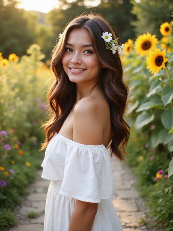 warm chocolate brown hair