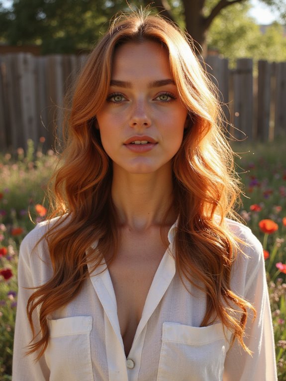 warm copper hair color