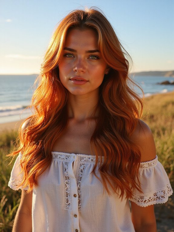 warm ginger highlight trends