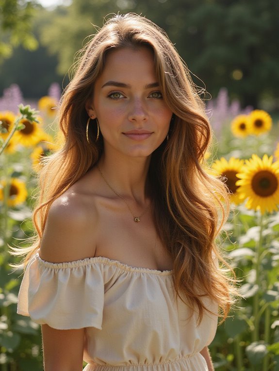 cozy honey balayage highlights