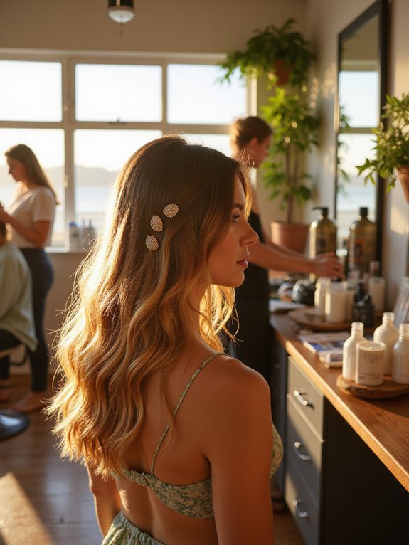 warm honey hair highlights