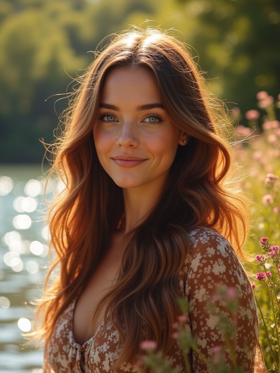 warm sophisticated chestnut brown