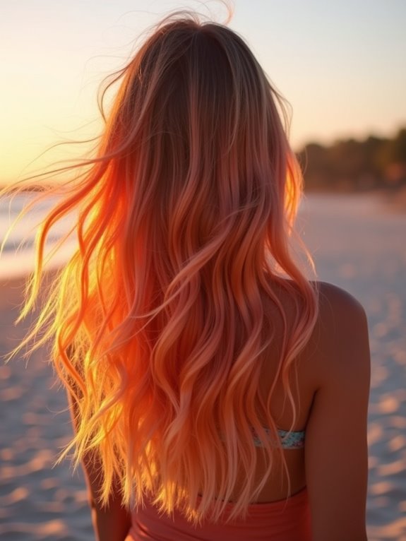 cozy summer balayage style