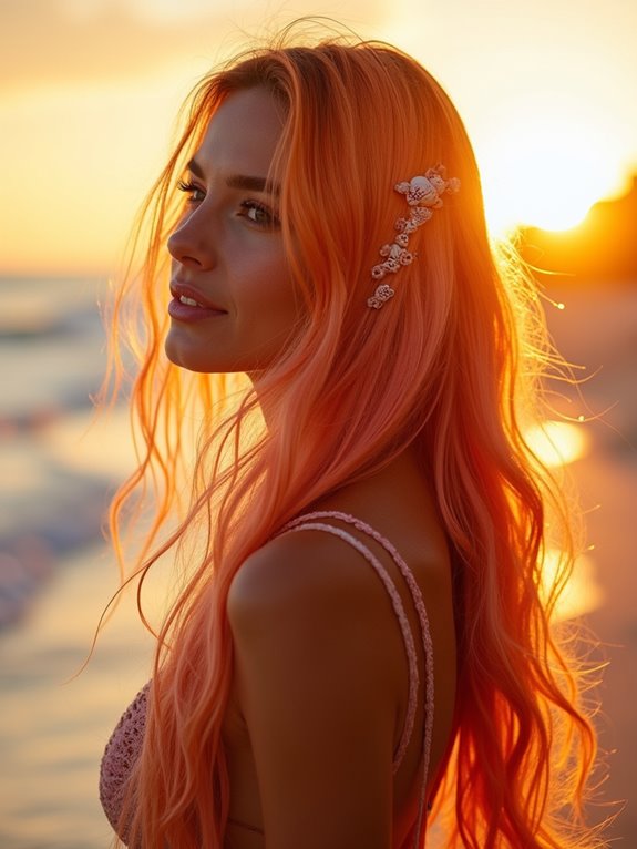 sunny sunset hair shades
