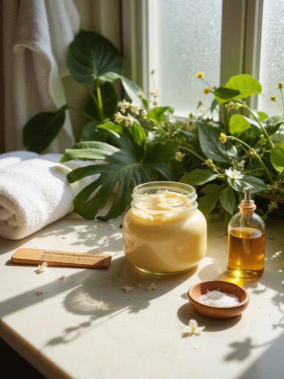 weekly deep conditioning routine