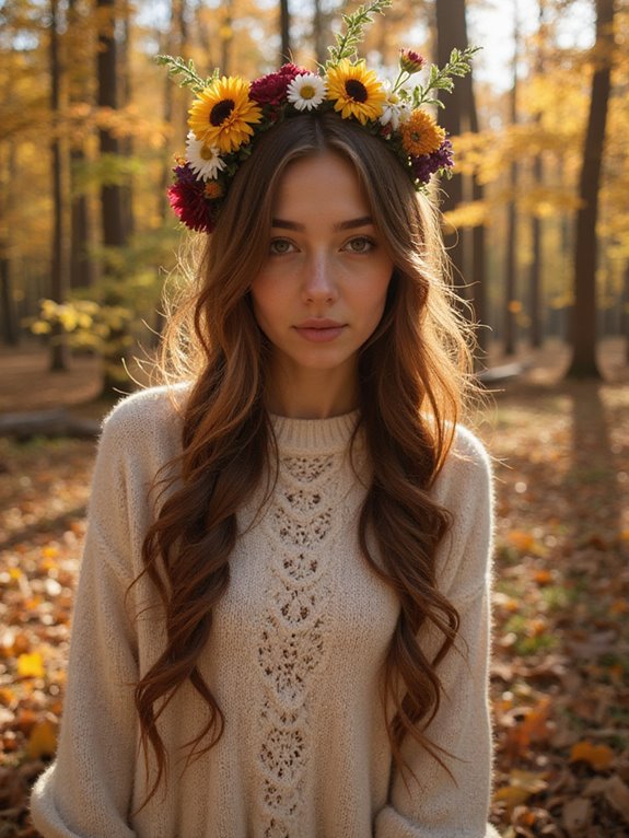 whimsical boho braided hairstyle