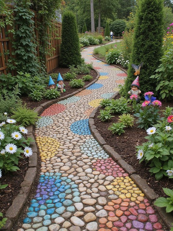 playful garden path design