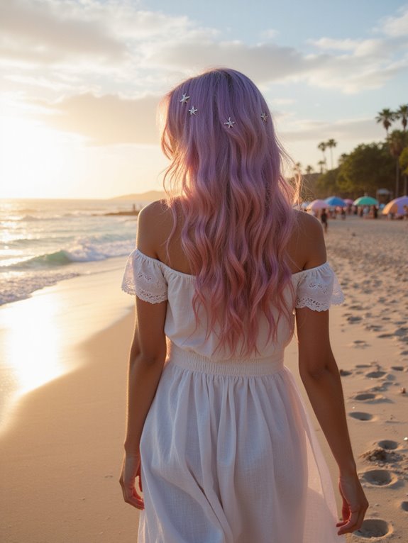 whimsical pastel hair colors