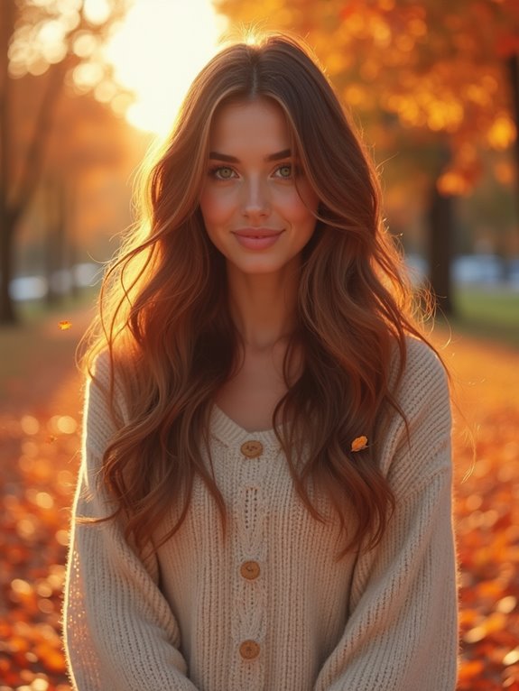 wispy bangs with waves