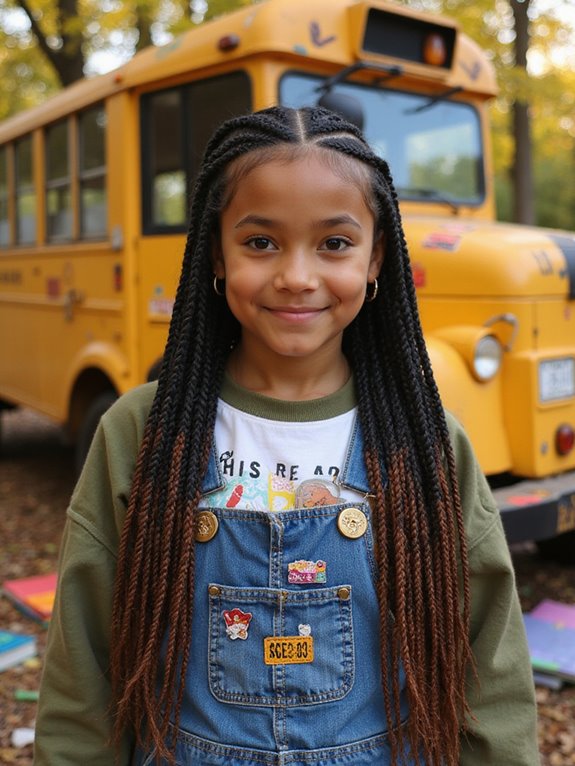 zigzag cornrows with flair