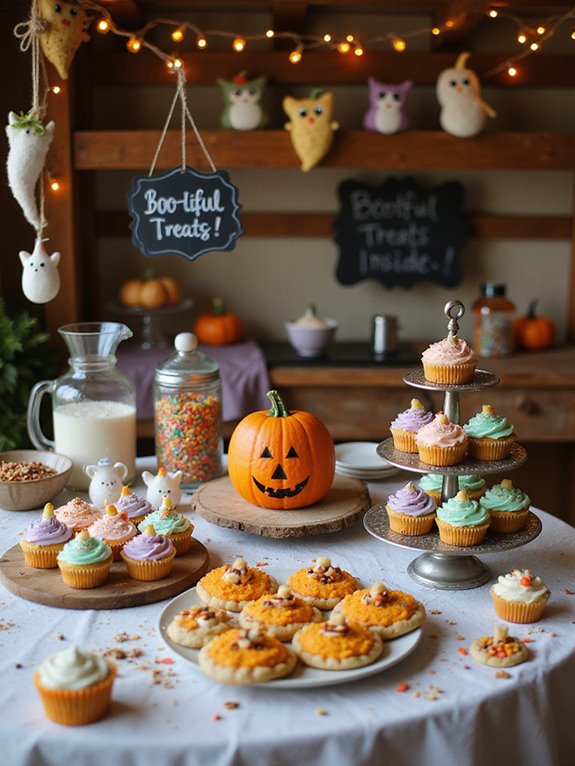 adorable halloween baking displays