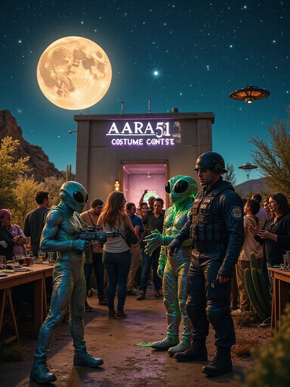 alien costume contest fun